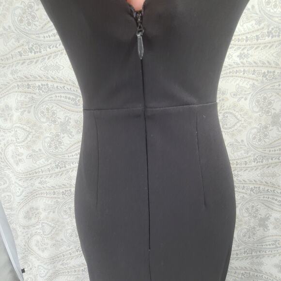 Lulu's Melora black sleeveless maxi dress Size Small formal minimalist wedding - Picture 6 of 13